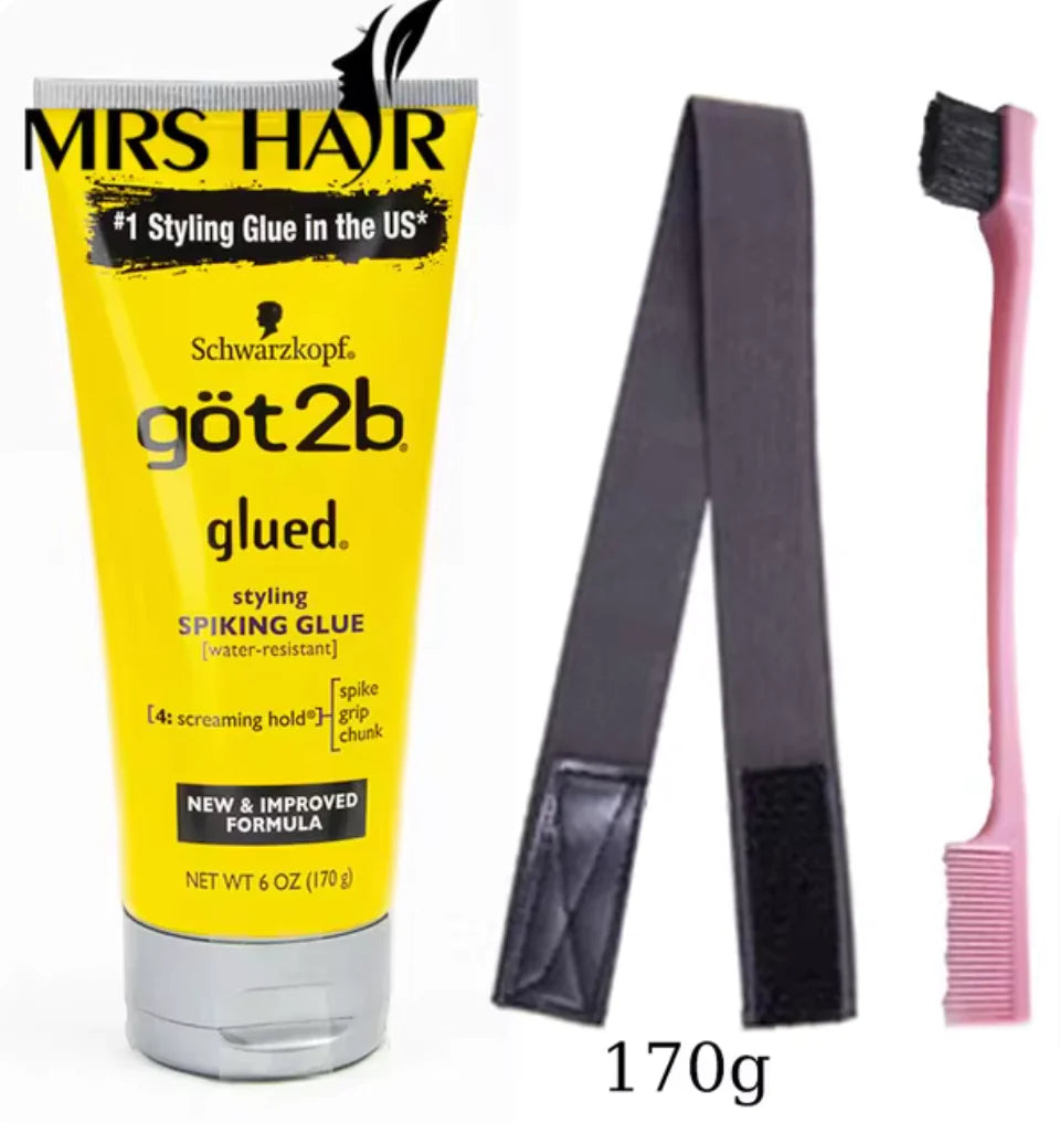 Got2b Water-Resistant Hair Styling Gel - Custom Shape Hold, 150ml - Perfect for Makeup, Stage & Salon Use